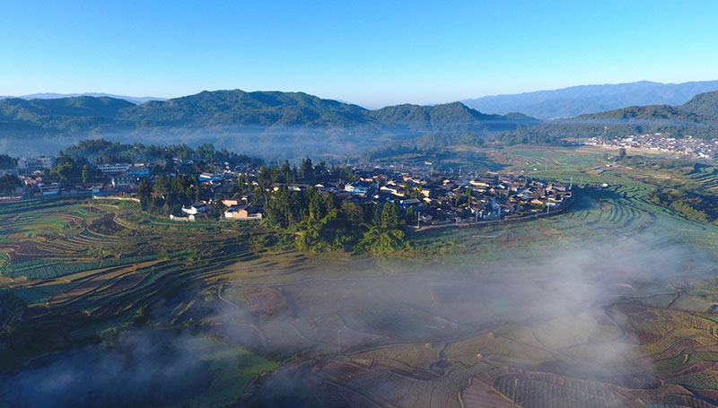 清水三家村。保山市委宣傳部供圖