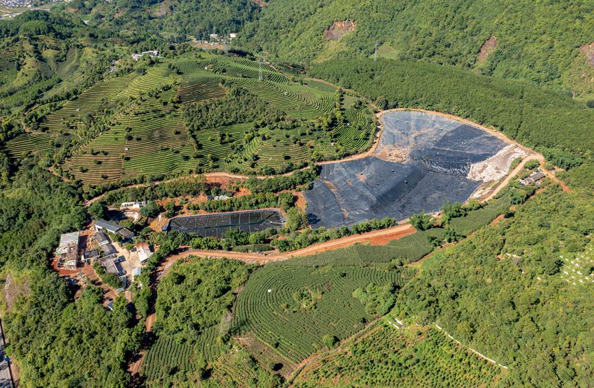 寧洱縣垃圾處理廠全景。劉元梅攝