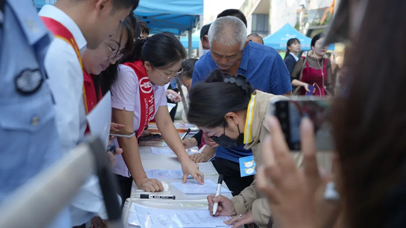 活動現(xiàn)場。西山分局供圖