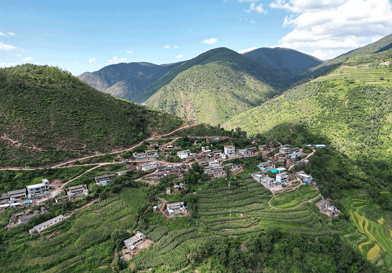 姚安縣官屯鎮(zhèn)黃泥塘村。王斌攝